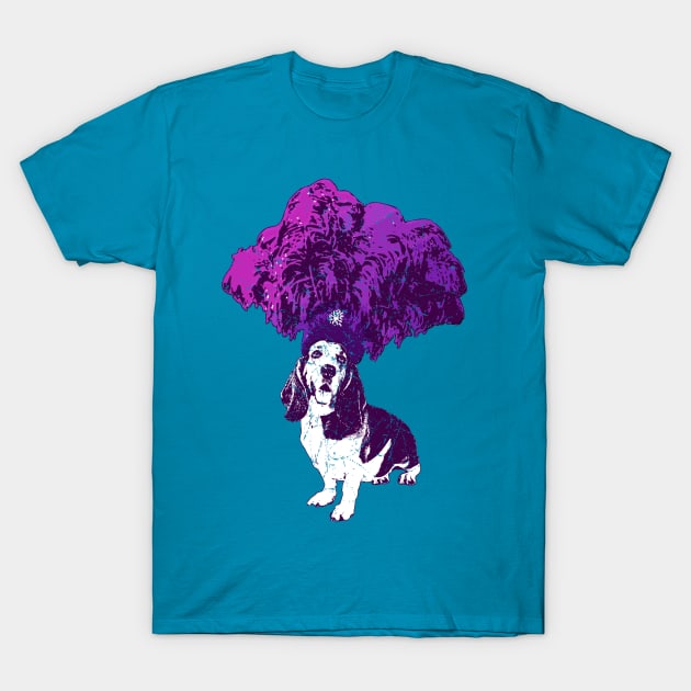 Showgirl Basset T-Shirt by CritterLove